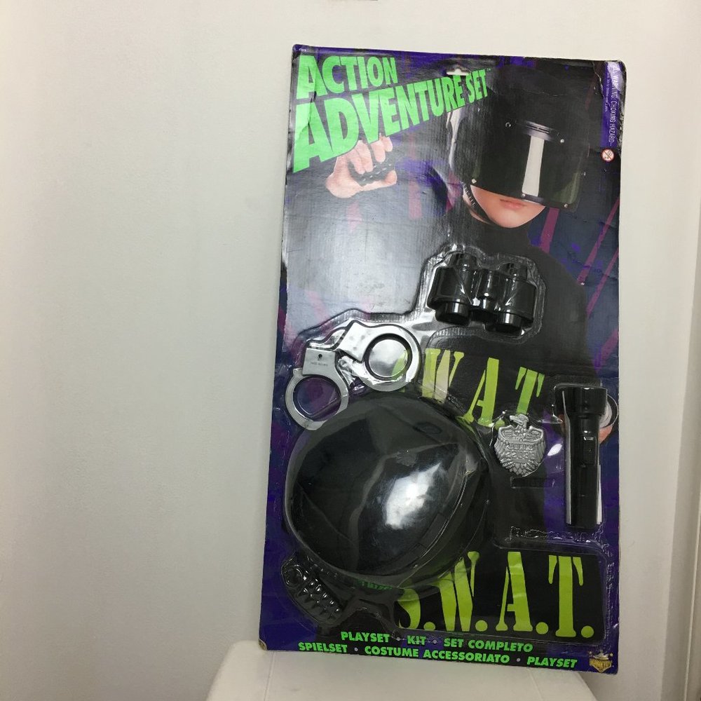 NEW Rubietoy Action Adventure Set Kids SWAT Playset Kit Csstume